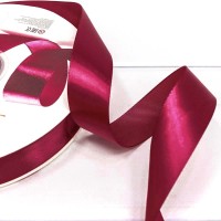 Лента Атласная Полиэстер класс А 2,5см*100ярд Винный 1/13 1/52 Арт: 556-25/275