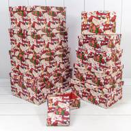 Коробки Прямоугольные Набор 1/10 34*26*15,3 "Новый год"-3089 1/6 Арт: 730604/3088 - Коробки Прямоугольные Набор 1/10 34*26*15,3 "Новый год"-3089 1/6 Арт: 730604/3088