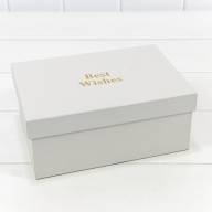 Коробки Прямоугольные Набор 1/3 22,5*16*9,5 "Best Wishes" Серый 1/20 Арт: 721818/1 - Коробки Прямоугольные Набор 1/3 22,5*16*9,5 "Best Wishes" Серый 1/20 Арт: 721818/1