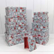 Коробки Прямоугольные Набор 1/10 34*26*15,3 "Новый год"-2288 1/6 Арт: 730604/2288 - Коробки Прямоугольные Набор 1/10 34*26*15,3 "Новый год"-2288 1/6 Арт: 730604/2288