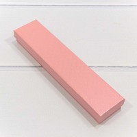 Коробка Прямоугольная 20*4,5*2,7 "Ромбики" Розовый 1/12 1/240 Арт: 612204/4