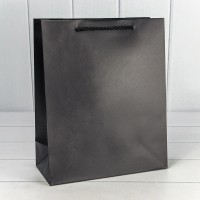 Пакет подарочный "Фактура-890" Чёрный 20*30*10 210г 1/20 1/240 Арт: 000890K/2