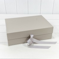 Коробка Прямоугольная 44*32*16 складная на магнитах Серый 1/24 Арт: 721361/1972