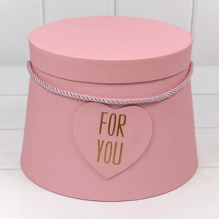 Коробки Конус усечённый Набор 1/3 20*17*23 "For you" Розовый 1/18 Арт: 720190/1