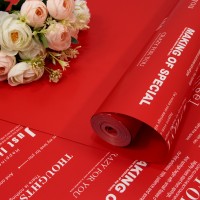 Плёнка 59см 800г с печатью 65мкм Красный-3546 1/6 1/12 Арт: 80077/3546