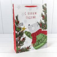 Пакет подарочный &quot;Новый год&quot; (микс 430) 33*45*11 157г 1/20 1/240 Арт: 300430A - Пакет подарочный "Новый год" (микс 430) 33*45*11 157г 1/20 1/240 Арт: 300430A