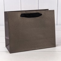 Пакет подарочный Крафт Чёрный 23*18*10 180г 1/10 1/360 Арт: 000222EA/11