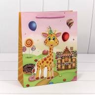 Пакет подарочный с 3D аппликацией "Детский" (микс 105) 26*32*10 1/20 1/240 Арт: 000105C - Пакет подарочный с 3D аппликацией "Детский" (микс 105) 26*32*10 1/20 1/240 Арт: 000105C