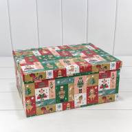 Коробки Прямоугольные Набор 1/10 34*26*15,3 "Новый год"-3021 1/6 Арт: 730604/3021 - Коробки Прямоугольные Набор 1/10 34*26*15,3 "Новый год"-3021 1/6 Арт: 730604/3021