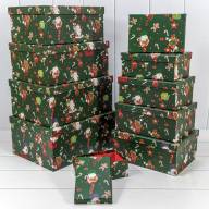 Коробки Прямоугольные Набор 1/10 34*26*15,3 "Новый год"-3089 1/6 Арт: 730604/3089 - Коробки Прямоугольные Набор 1/10 34*26*15,3 "Новый год"-3089 1/6 Арт: 730604/3089