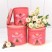 Коробки Цилиндр Набор 1/3 18*17 "Flowers for You" Коралловый 1/12 Арт: 720112/175