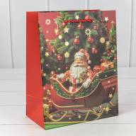 Пакет подарочный &quot;Новый год&quot; (микс 415) 18*23*10 210г 1/20 1/360 Арт: 300415E - Пакет подарочный "Новый год" (микс 415) 18*23*10 210г 1/20 1/360 Арт: 300415E