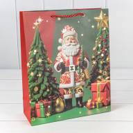 Пакет подарочный &quot;Новый год&quot; (микс 415) 26*32*10 210г 1/20 1/240 Арт: 300415C - Пакет подарочный "Новый год" (микс 415) 26*32*10 210г 1/20 1/240 Арт: 300415C