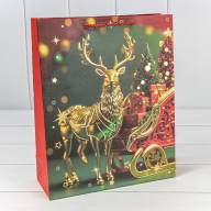 Пакет подарочный &quot;Новый год&quot; (микс 415) 26*32*10 210г 1/20 1/240 Арт: 300415C - Пакет подарочный "Новый год" (микс 415) 26*32*10 210г 1/20 1/240 Арт: 300415C