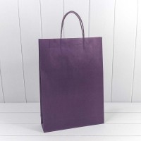 Пакет подарочный Крафт Фиолетовый 32*45*10 1/20 1/300 Арт: 000216A/13
