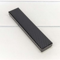 Коробка Прямоугольная 20*4,5*2,7 "Ромбики" Чёрный 1/12 1/240 Арт: 612204/7
