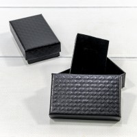 Коробка Прямоугольная 8*5*2,5 "Ромбики-2" Чёрный 1/24 1/360 Арт: 62785/7
