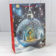 Пакет подарочный &quot;Новый год&quot; (микс 421) 30*41,5*12 210г 1/20 1/120 Арт: 300421A - Пакет подарочный "Новый год" (микс 421) 30*41,5*12 210г 1/20 1/120 Арт: 300421A