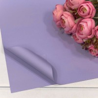 Плёнка в листах 55*55 (20 шт.) матовая "Корейская" 65мкм Сине-фиолетовый 1/60 Арт: 1698/2092