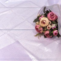 Бумага в листах "Тишью" 50*66 (10 шт.) 27г Сиреневый 1/120 Арт: 000102/27