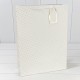 Пакет подарочный с тиснением (550) 31*42*12 210г Белый 1/20 1/80 Арт: 000550A/1