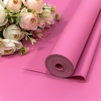Плёнка 0,59*34м 900г "Корейская" 65мкм Розово-пурпурный 1/6 1/12 Арт: 90038/245