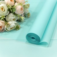 Плёнка 0,59*34м 900г матовая однотонная 55мкм Светло-синий 1/6 1/12 Арт: 90057/0821