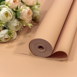 Плёнка 0,59*34м 900г "Корейская" 65мкм Персиковый-3544 1/6 1/12 Арт: 90038/3544