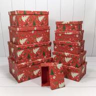 Коробки Прямоугольные Набор 1/10 34*26*15,3 "Новый год"-2110 1/6 Арт: 730604/2110 - Коробки Прямоугольные Набор 1/10 34*26*15,3 "Новый год"-2110 1/6 Арт: 730604/2110