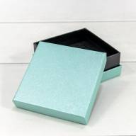 Коробка Квадратная 9*9*3,5 Светло-бирюзовый 1/6 1/120 Арт: 60999/6 - Коробка Квадратная 9*9*3,5 Светло-бирюзовый 1/6 1/120 Арт: 60999/6