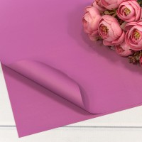 Плёнка в листах 55*55 (20 шт.) матовая "Корейская" 65мкм Умеренный пурпурный 1/60 Арт: 1698/223