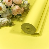 Плёнка 0,59*34м 900г "Корейская" 65мкм Жёлтый-393 1/6 1/12 Арт: 90038/393