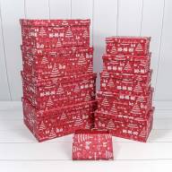 Коробки Прямоугольные Набор 1/10 34*26*15,3 "Новый год"-2628 1/6 Арт: 730604/2628 - Коробки Прямоугольные Набор 1/10 34*26*15,3 "Новый год"-2628 1/6 Арт: 730604/2628