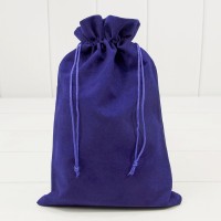 Мешочки бархатные 20*30 класс Б Синий 1/25 1/500 Арт: 000811K/103
