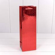 Пакет подарочный &quot;Кожа крокодила&quot; (микс) 11*33*9 1/20 1/240 Арт: 000162Q - Пакет подарочный "Кожа крокодила" (микс) 11*33*9 1/20 1/240 Арт: 000162Q